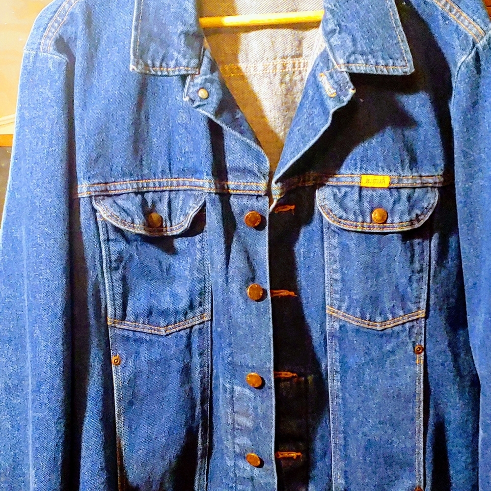 Vintage Rustler Denim Jean Jacket